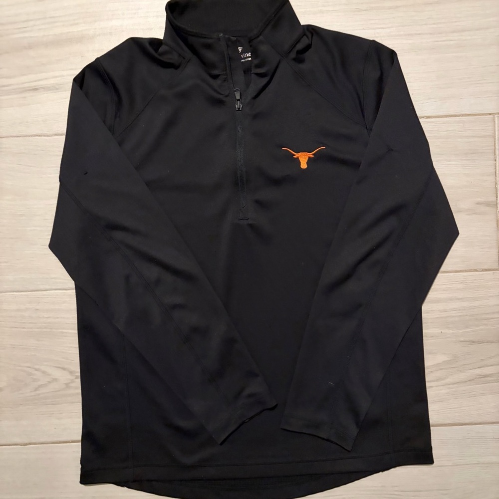 Vineyard vines Texas longhorns quarter zip black US M
